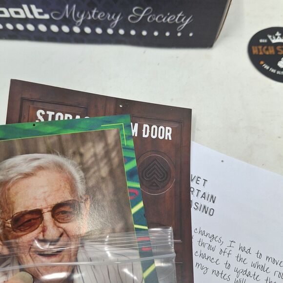 Deadbolt Mystery Society High Stakes Murder Mystery Puzzle Game Boxed Set - Picture 6 of 9